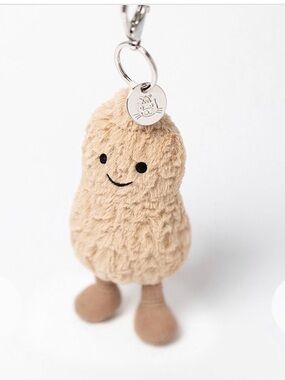 Jellycat Amuseables Peanut Bag Charm - NWT retail $28